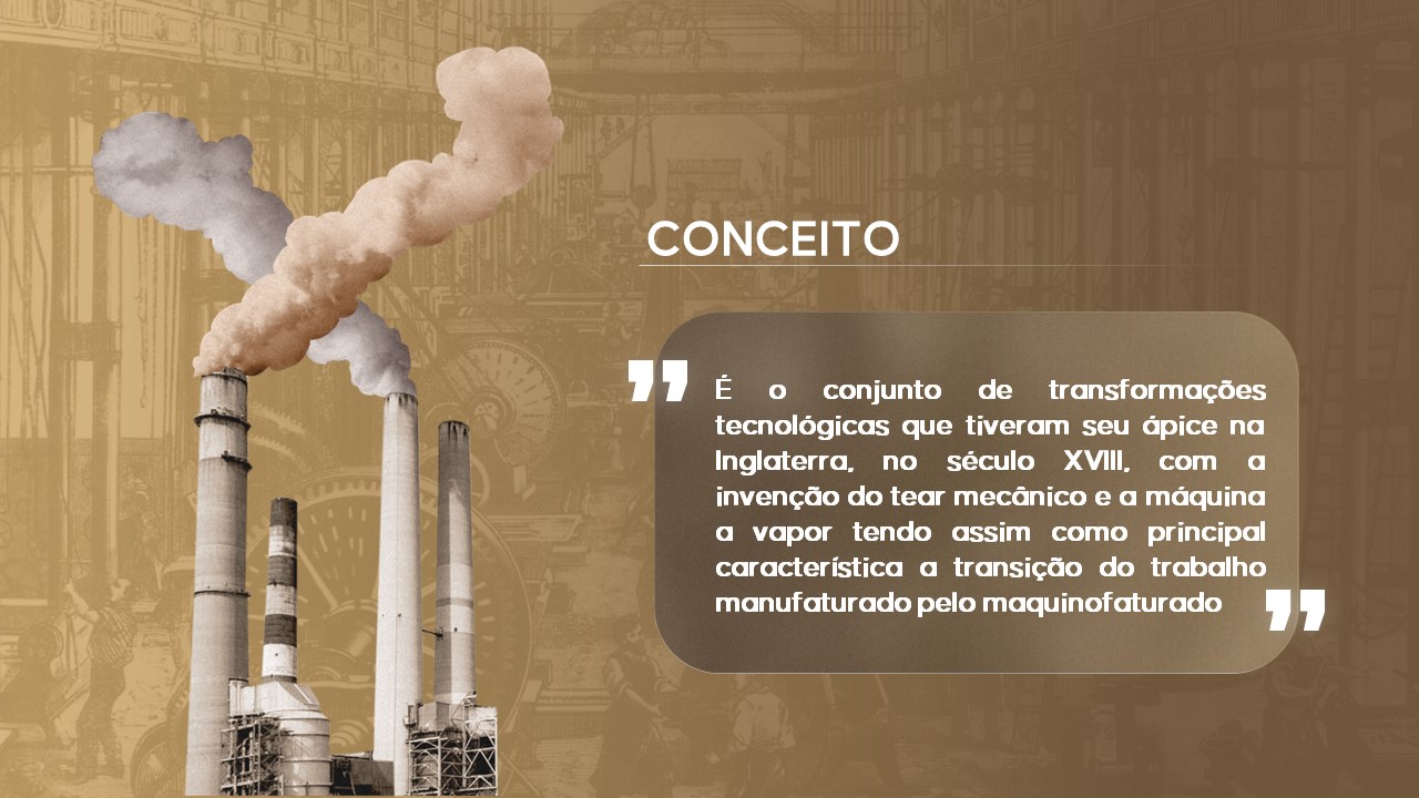 Slide de História sobre Revolução Industrial