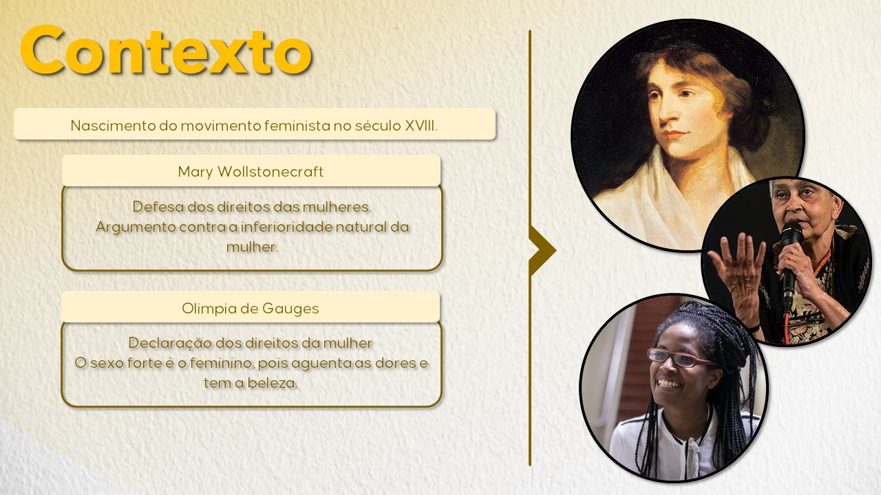 Slide de Filosofia sobre feminismo e LGBTQI