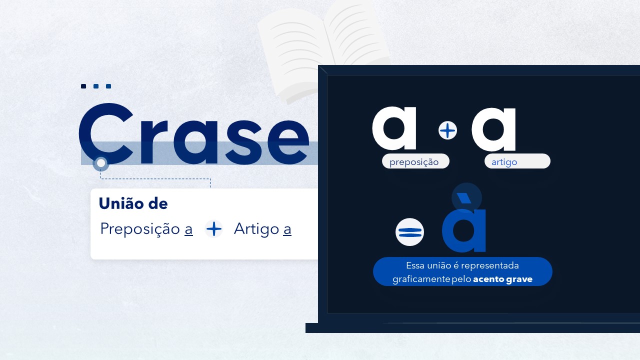 Slide de Português sobre crase