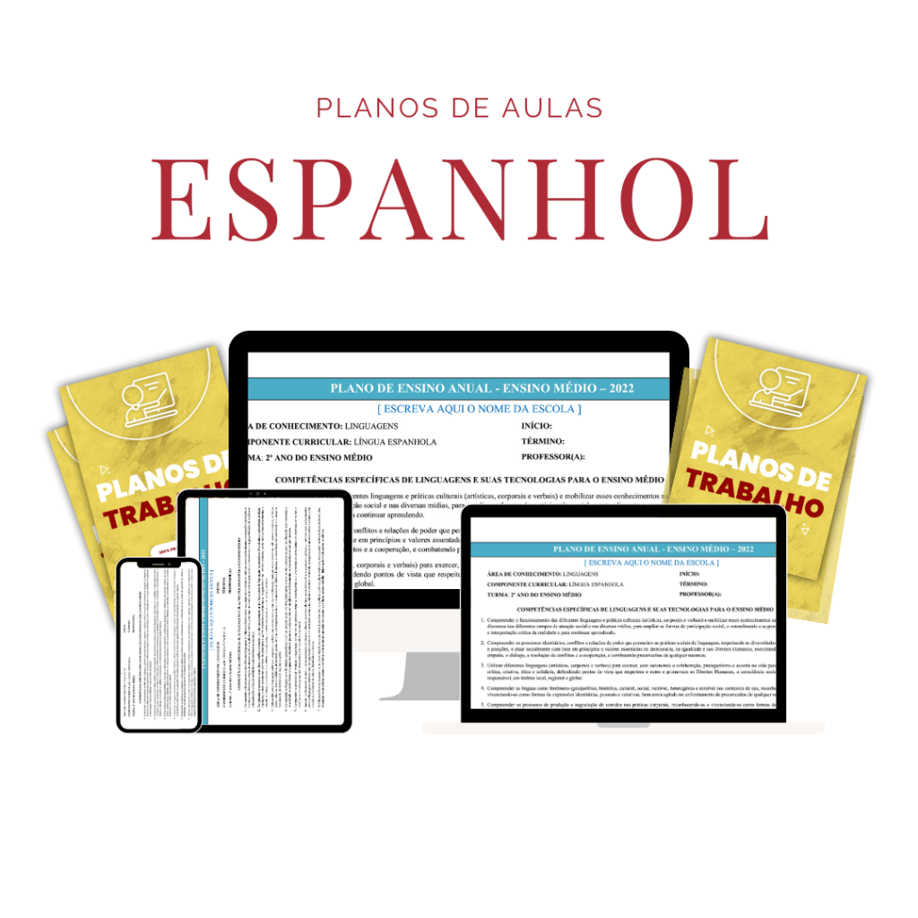 Planos de Aulas Espanhol - Aulas para Professores