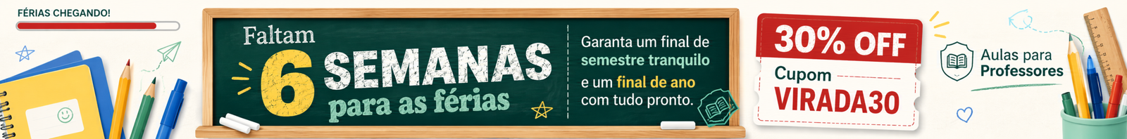 Cupom Aulas para Professores